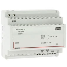 Alimentatore 6 DIN per sistema audio e video a 2 fili Alimentatore 6 DIN per sistema audio e video a 2 fili 346050
